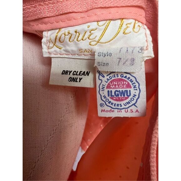 Vintage Mod 1960s Maxi Dress Dagger Collar - Picture 6 of 6